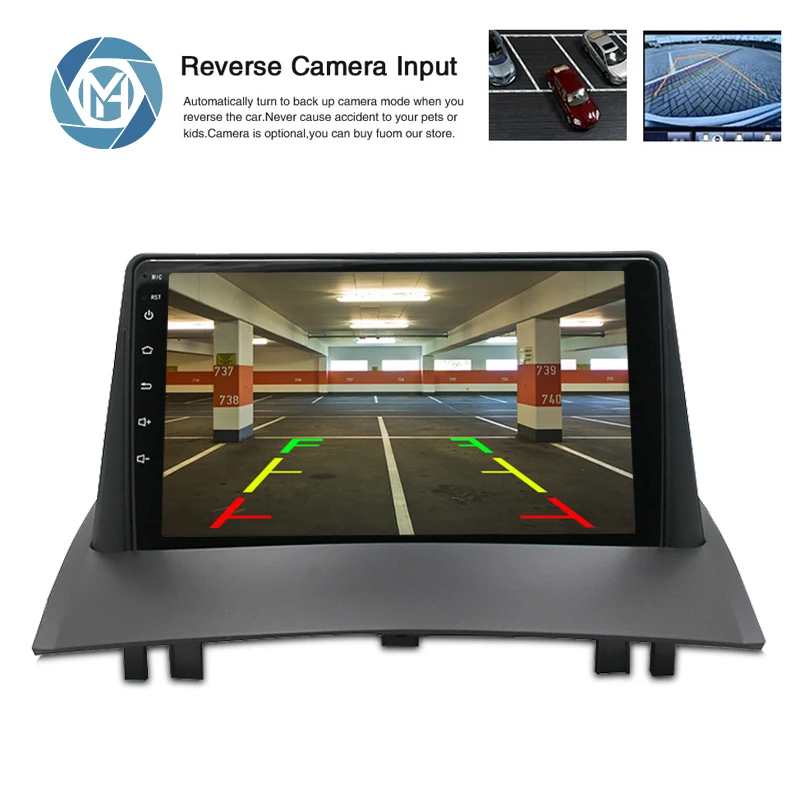 9inch 2 Din Android Car Radio GPS Navigation Multimedia Audio Player For Renault Megane 2 2002-2009 Wifi Car DVD Player