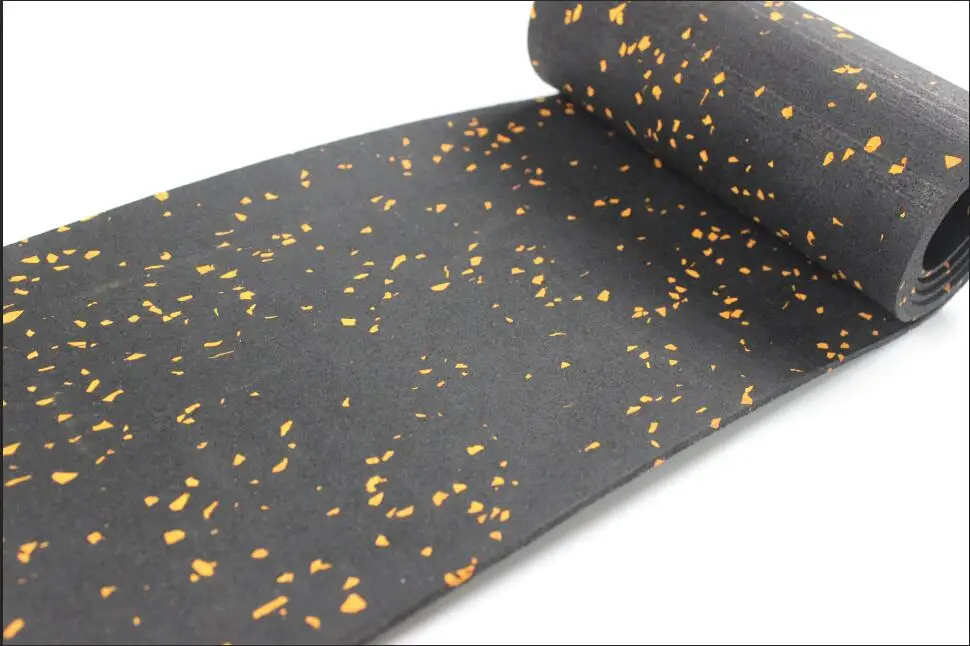 
45 cm outdoor rubber fitness Crossfit Training floor Matting Roll 