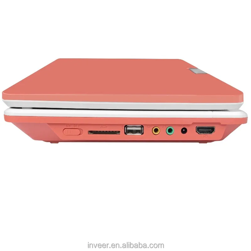 inveer 2023 new 10inch swivel LCD  HD panel  DVD portable Player for  education language learning machine