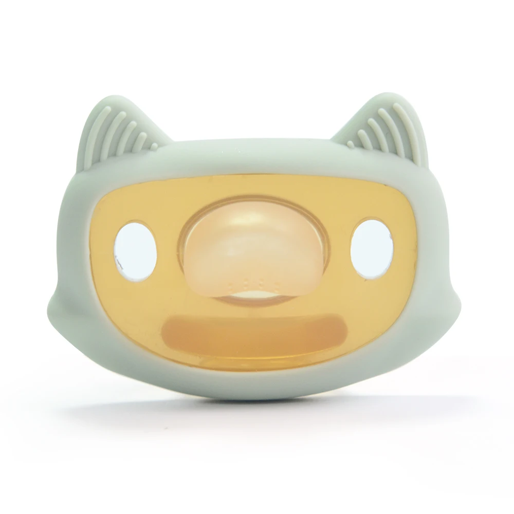 Wholesale Silicone Baby Nipple Silicone Pacifier Holder Unique Design Animal Baby Pacifier and Holder