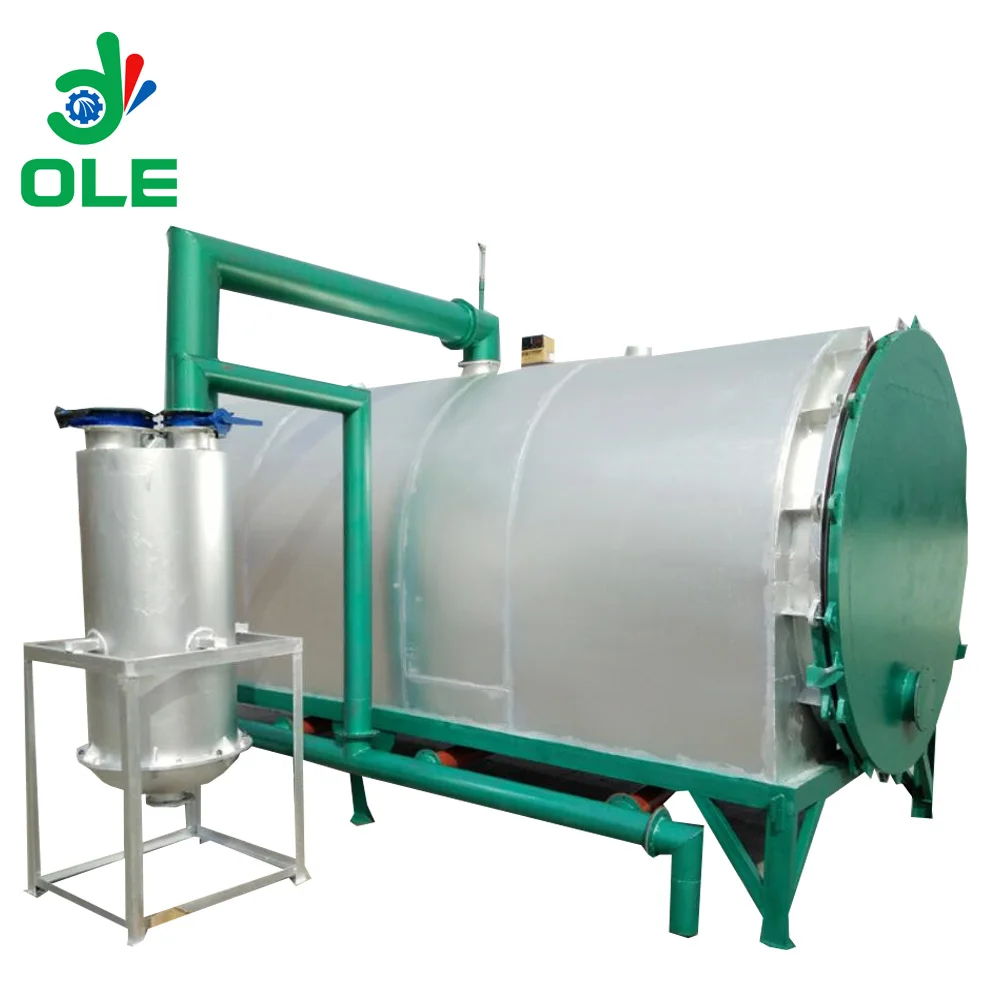 3 Cubic Meter High Temperature  Vacuum Biomass Briquette Carbonization Furnace
