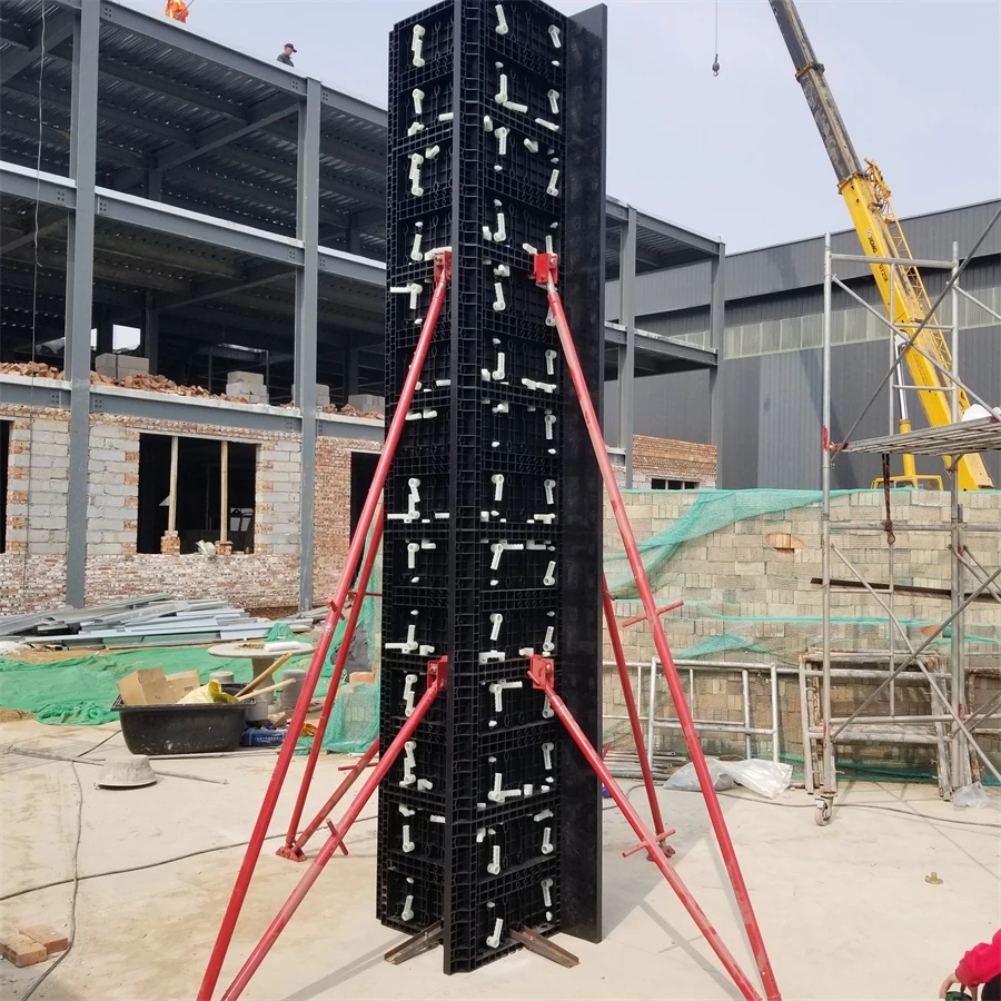 TECON Reusable Forming Shuttering Adjustable Plastic Modular Design for Columns