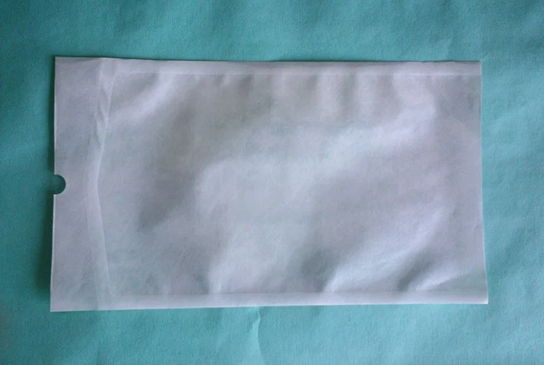 Plasma disinfection flat reel pouch tyvek bag