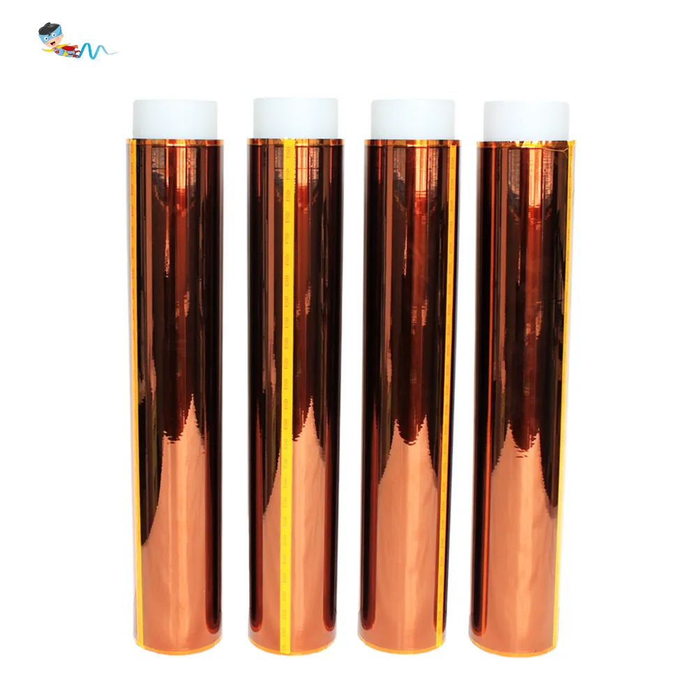 Polyimide Pi Film with Silicone Glue ESD Kaptons Self Adhesive Tape Log Roll Jumbo Roll Factory Supplier Manufacturer