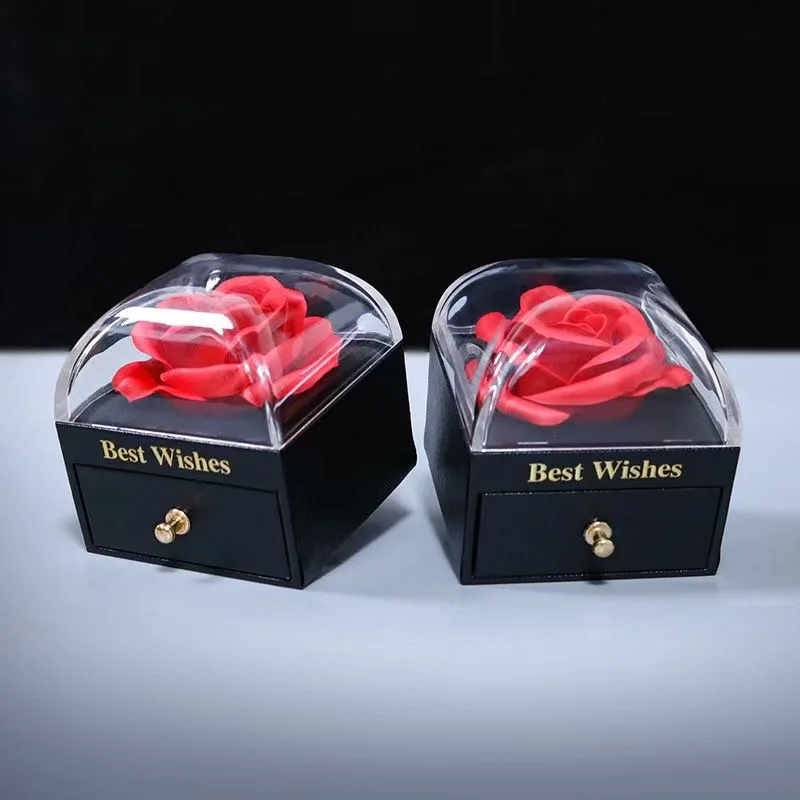 2024 Hot Custom Square Flower Box Florist Packing Gift Box With Lid Weeding Party Gifts For Guests Flower Bouquet Package