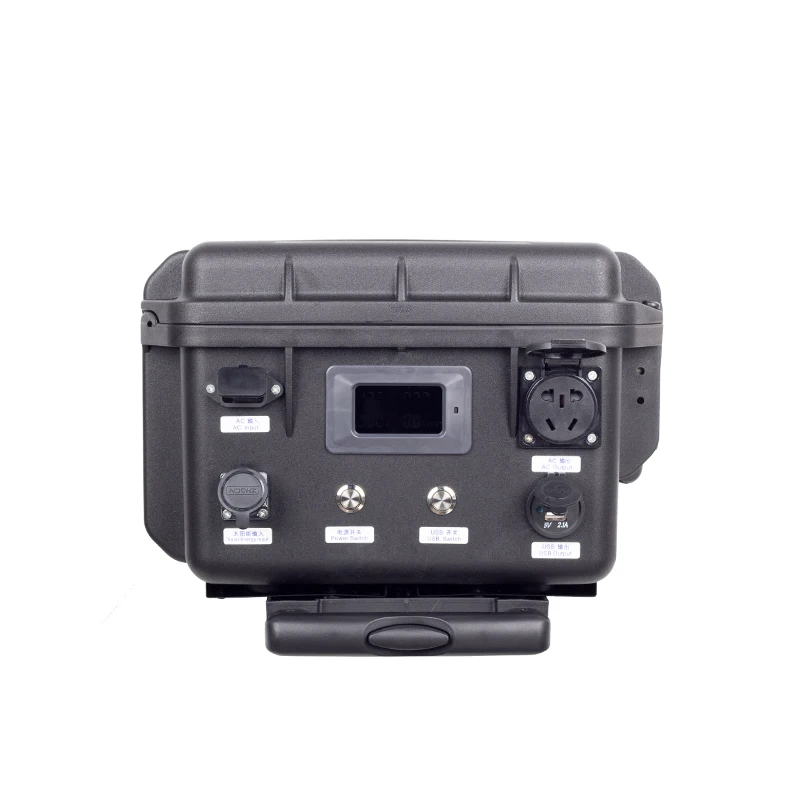 1000W AC 220V  Portable Mobile Uninterruptible Power Supply 12.8V 100Ah 1280Wh Lifepo4 Battery Power Frequency Sine Wave UPS