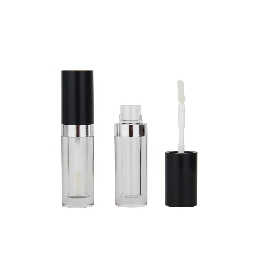 
Latest magnetic clear empty lip gloss containers case / lipgloss tube bottle 5ml for cosmetics packaging 