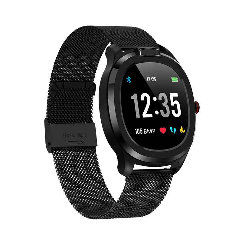 IP68 Waterproof T01 Thermometer Fitness Bracelet for Men and Women Heart Rate Monitor ECG Smart Watch Body Temperature Display