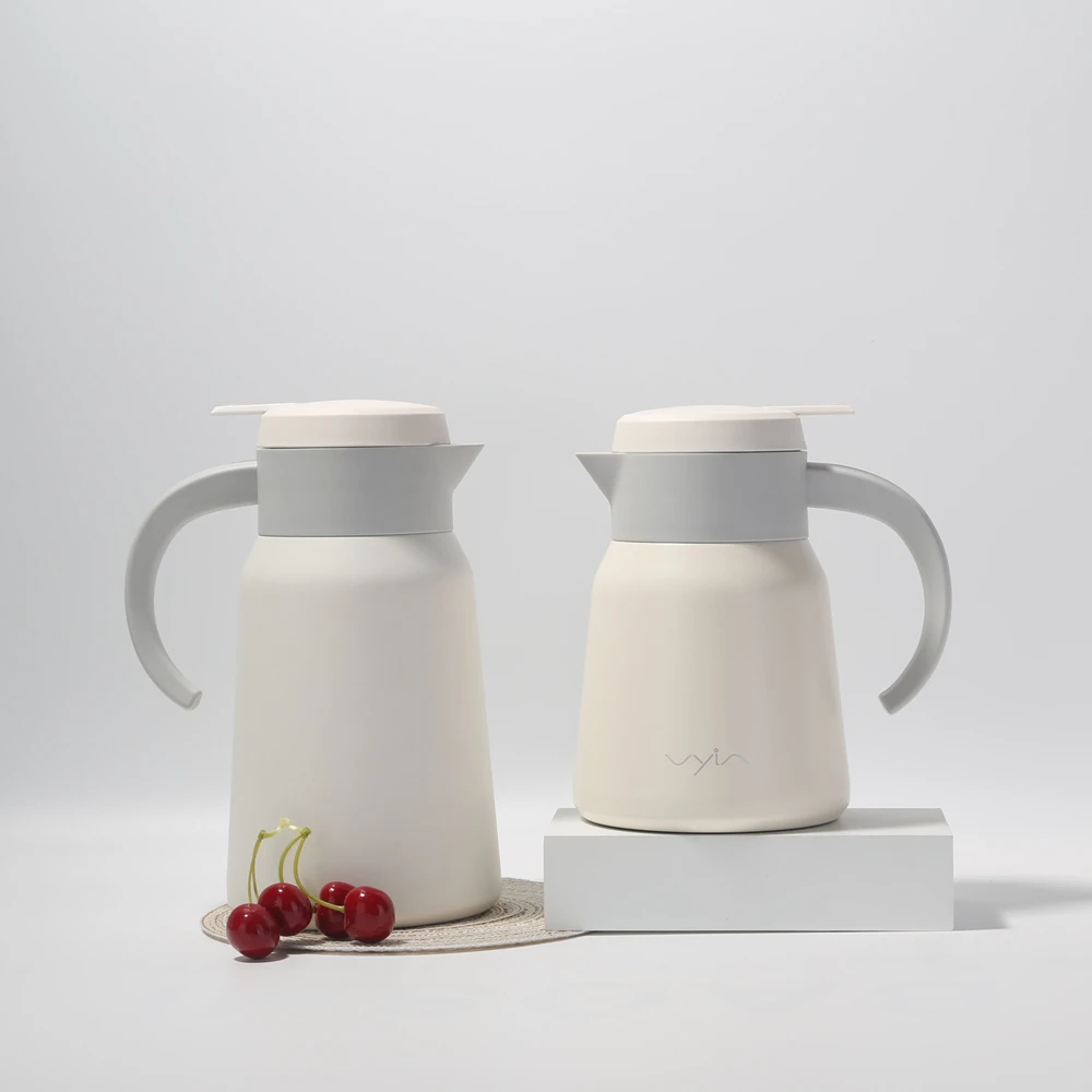 Luxury Fancy Catering Insulated Commerical Stainless Steel Vacuum Tea Coffee Pot Thermos Hot Water Kettle