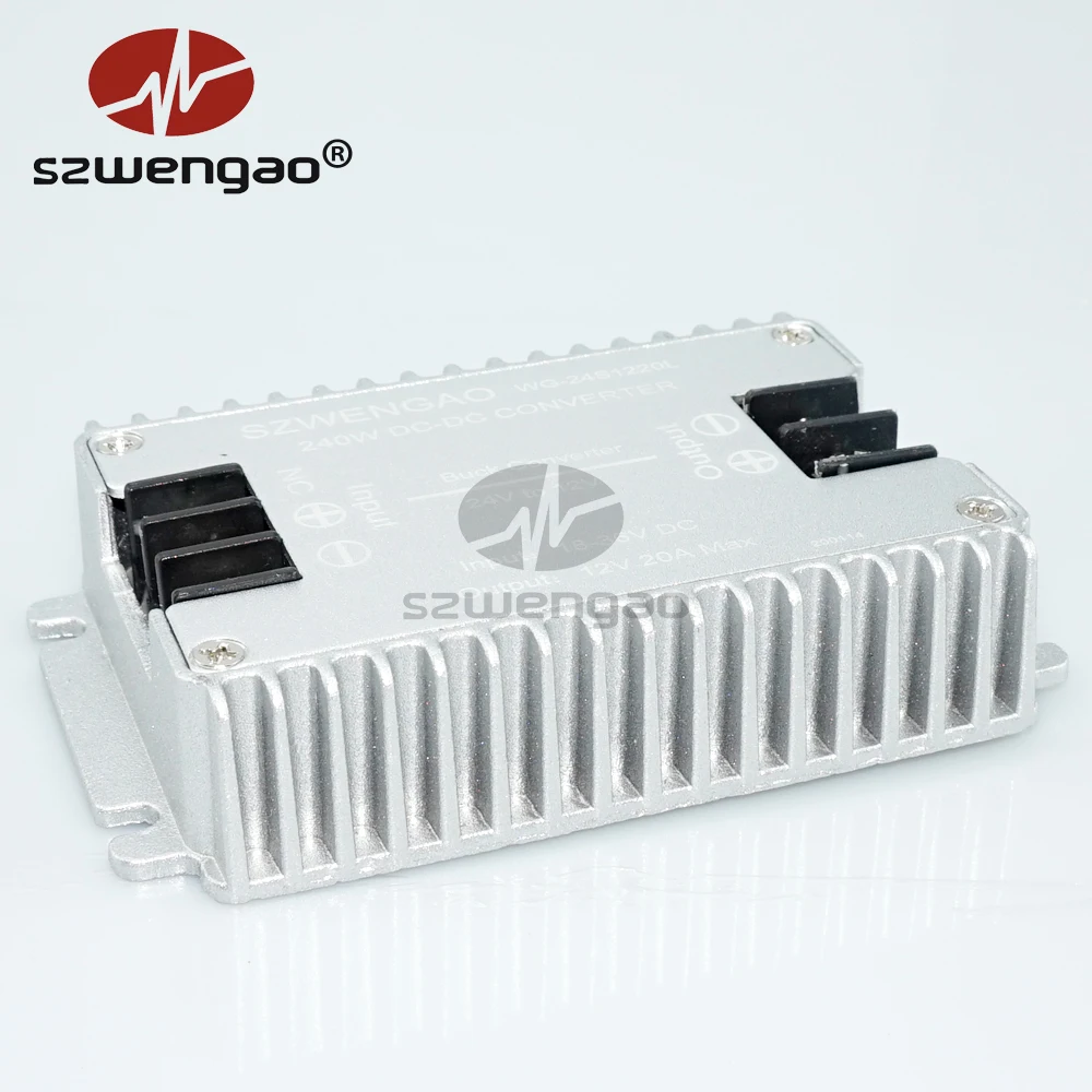 SZWENGAO DC DC Converter 9-36V to 24V 6A 144W Boost Buck Voltage Stabilizer Regulator CE RoHS for Cars Solar