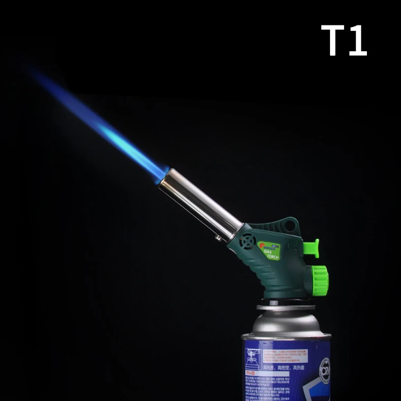 Hot Sale butane gas welding torch burner 360 degree swivels hand held outdoor BBQ heating cooking heater tool Gas Torch
