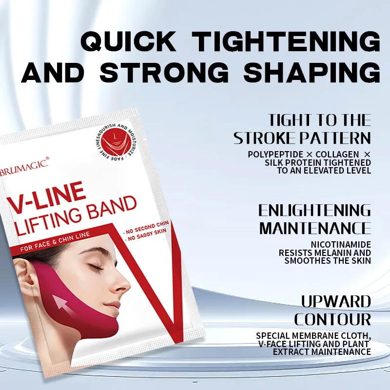 Wholesale Skin Care Hydrogel Collagen Facial Mask V Line Face Lifting Double Chin Face Mask