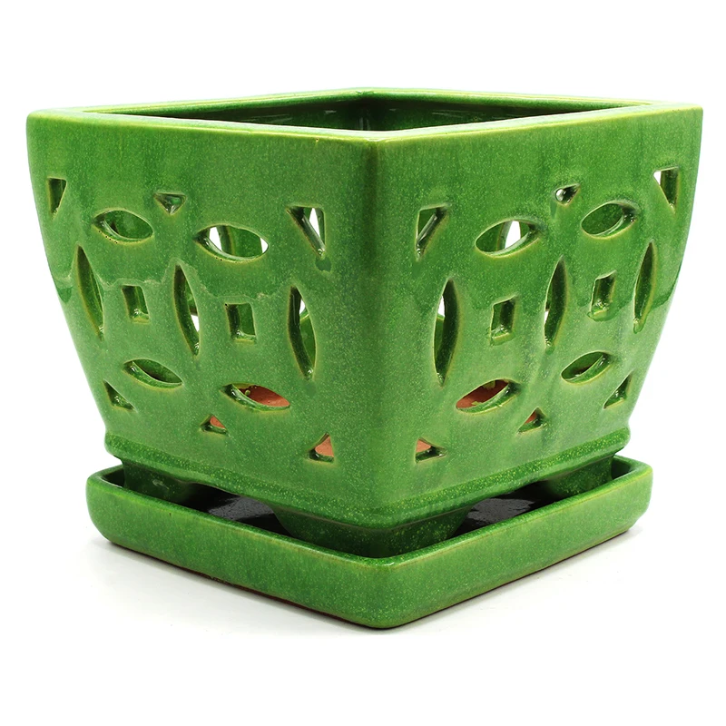 custom Perfect rare limited Ceramic Orchid Pot