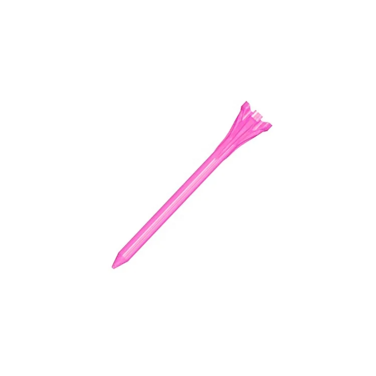 Wholesale new design custom pink golf tees plastic oem