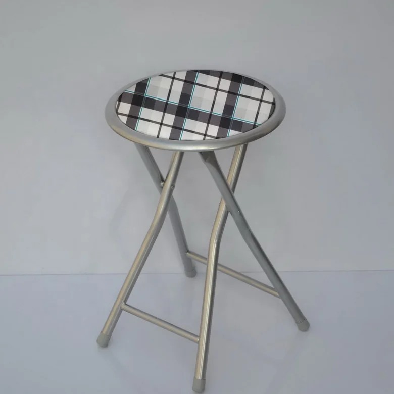 Multi-Used Bar Stool Legs Collapsible Portable Beauty Breakfast Chairs Gold Shoe Storage Stool