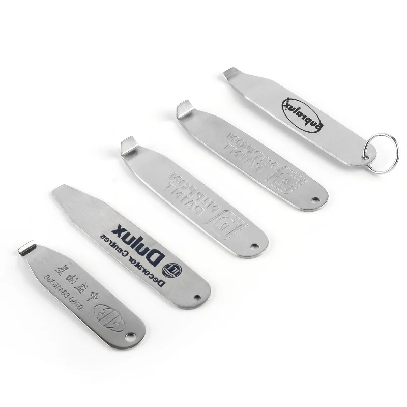 Best Gift custom print logo paint tin can opener paint bottle opener