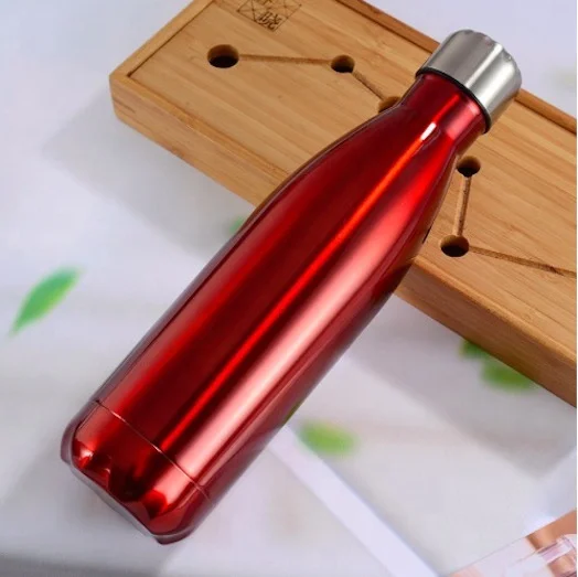 Лидер продаж на экспорт, вакуумная Изолированная термобутылка для воды 500 мл с широким горлышком и двойными стенками, из металла 304 SS для взрослых