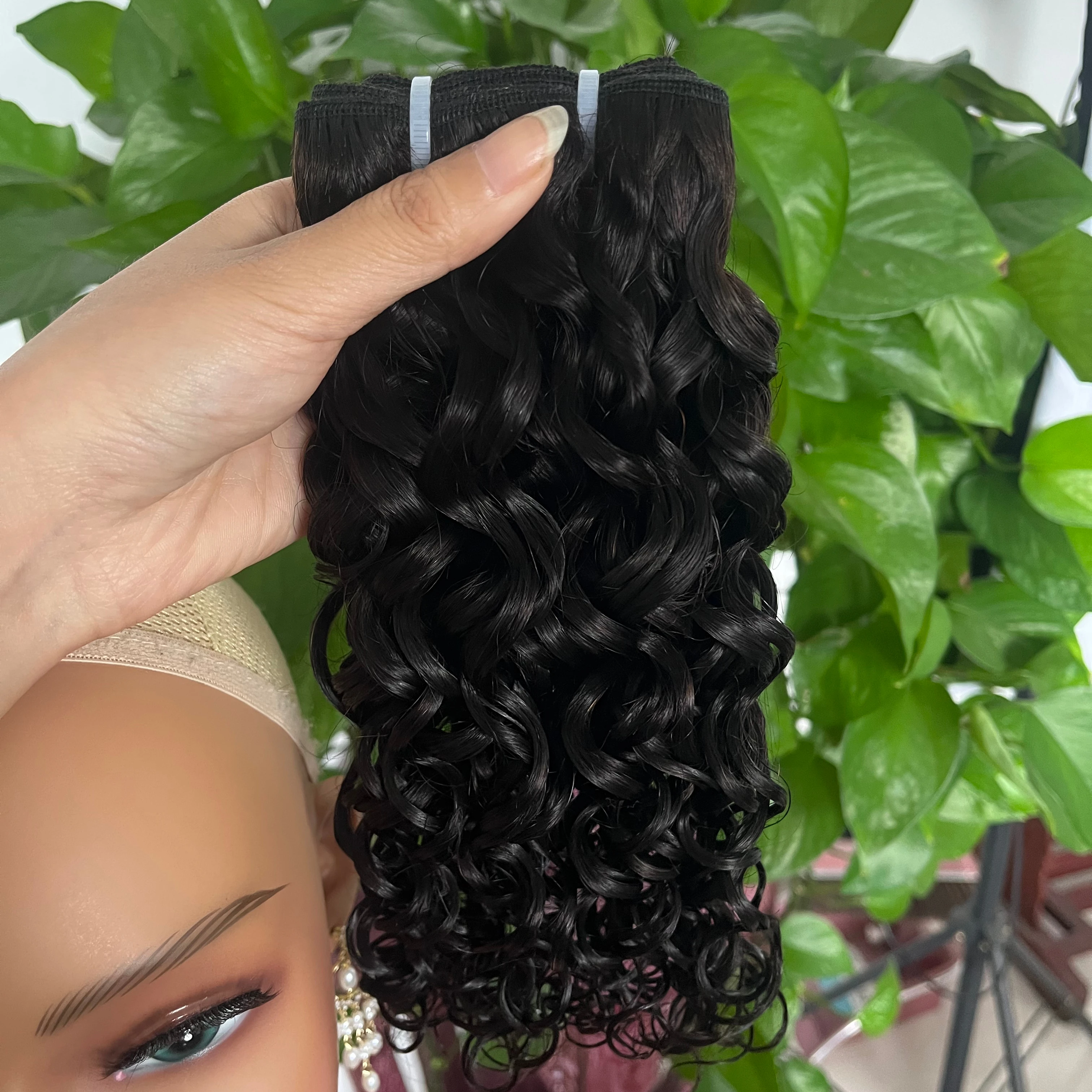 On Sale Top 12A 14A Grade Virgin Cuticle Aligned Human Hair Bundles Weaving Peruvian Water Wave Bundles Hair Extensions