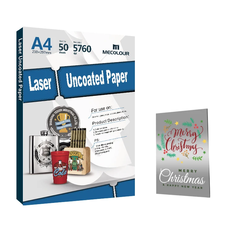 laser heat transfer paper for uncoated plastic pens
