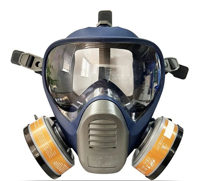 High Quality Reusable Half Face TPE Rubber Respirator Mask Anti-Toxic Gas Vapors Filters Safety Work Dust Function