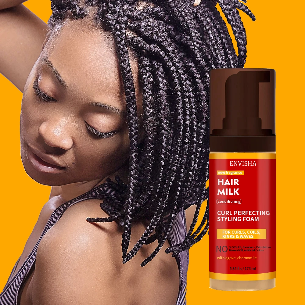 Professional Private Label Hair Mousse Styling Curling Foam Non Sticky Style Hair Mousse For Curly Hair