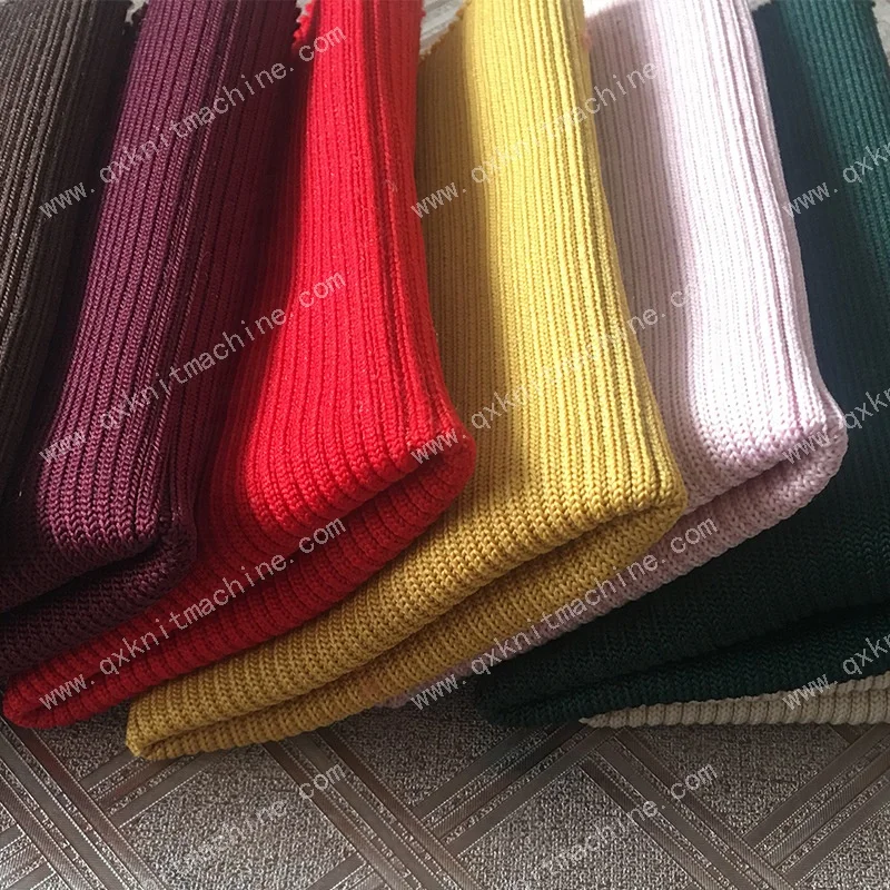 Rib tubular seamless cuffs knitting machine Rib Cuff For Polo Shirt Knitting Machine