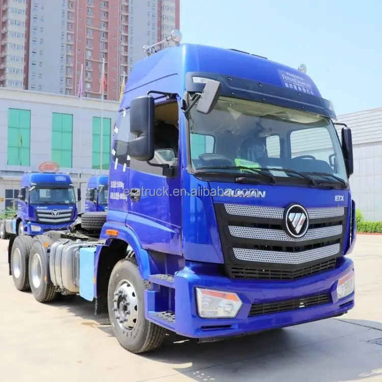 2023 новый трактор Foton Auman ручной автоматический 480hp левый привод 400L дизельный ETX 6x4 тягач грузовик Euro 4 продажа