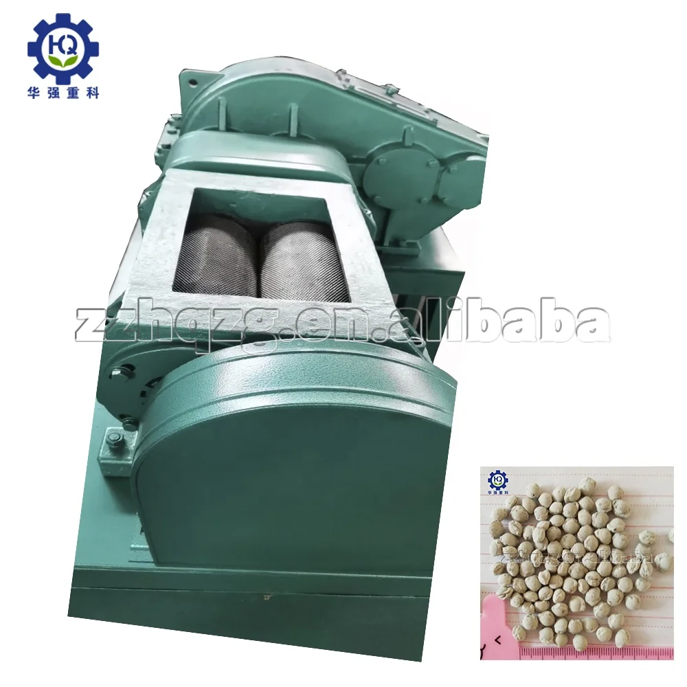 DZJ series Factory supply NPK compound fertilizer double roller press granulator machine