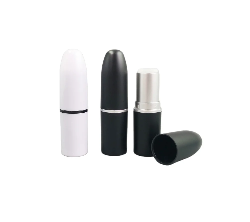 empty lipstick tube  bullet shape lip stick tube 12.1mm  white