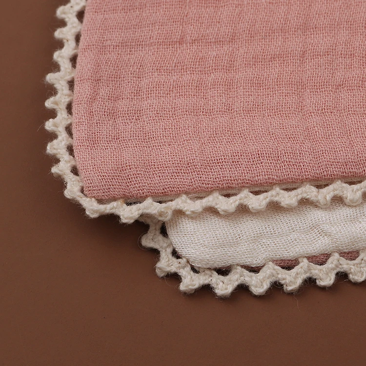 muslin Gauze Blanket Neutral Swaddle Soft Pure Cotton Lace Breathable Skin-Friendly Toddler Wraps blanket 0-6 months