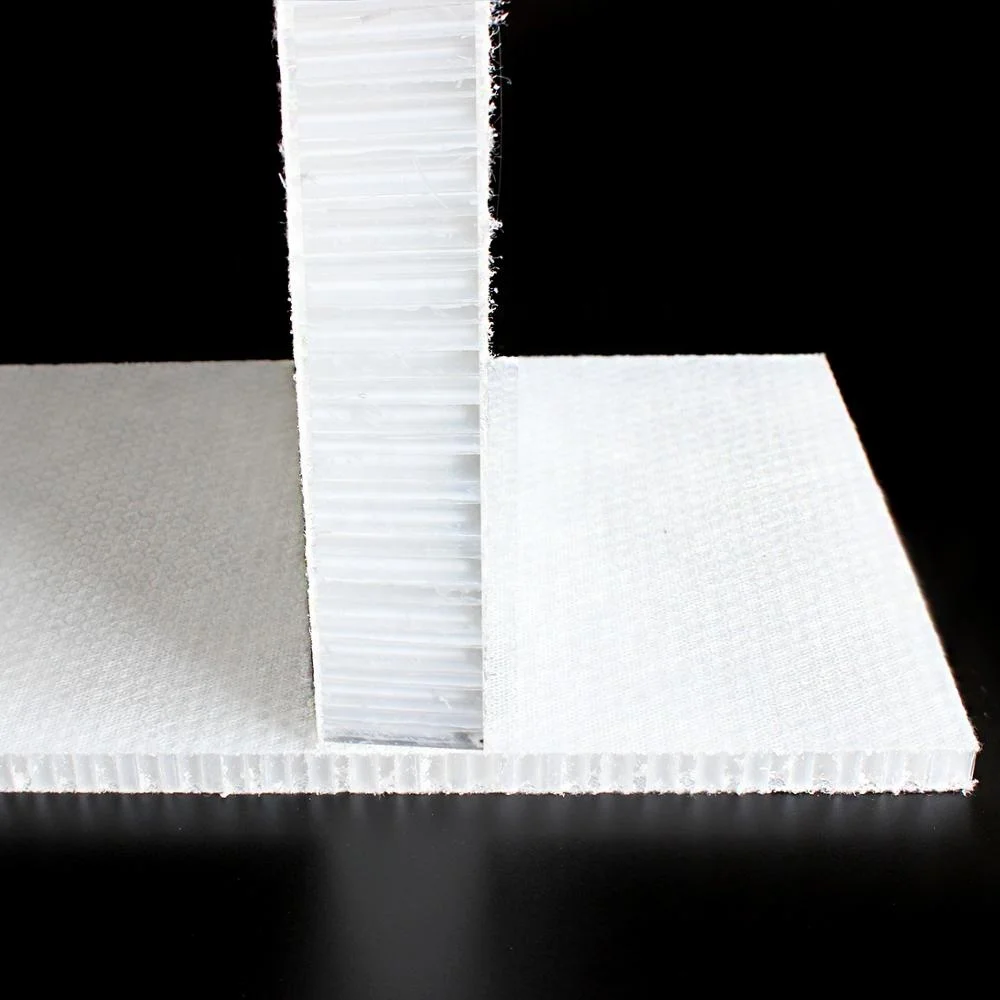 polypropylene honeycomb sheet in sandwich panel for container wall