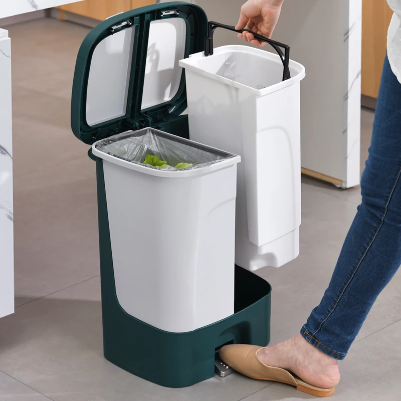 Household Creative Living Room Portable Kitchen Trash Can Toilet Trash Basket Toilet Large Garbage Can