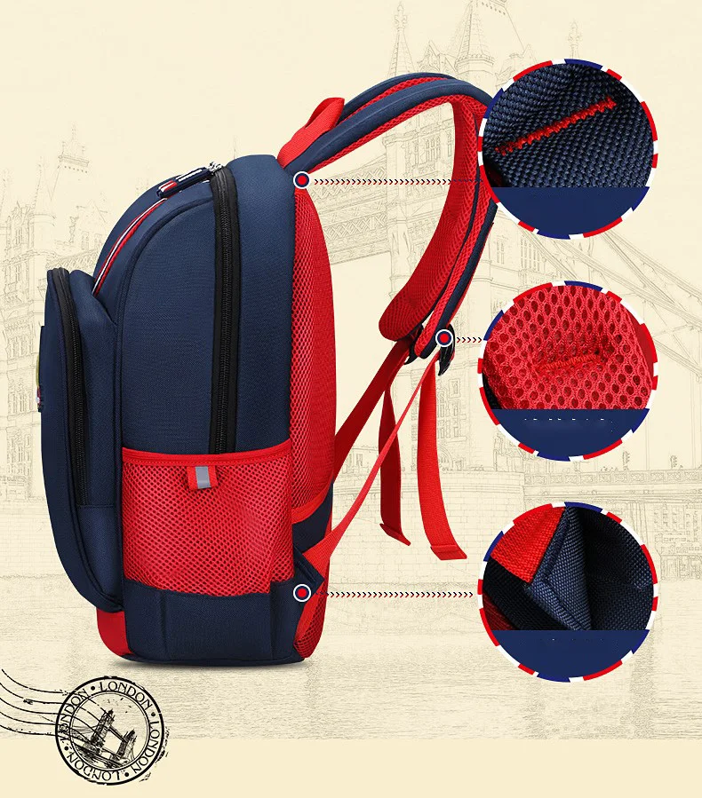 High Quality Russian Style Kids Backpack School Bag