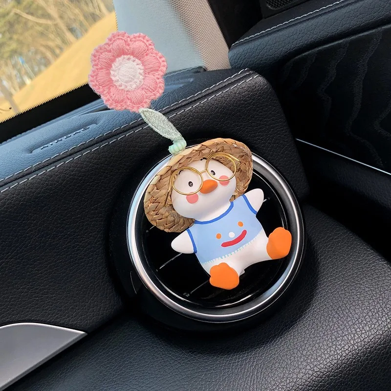 Cute Huatu Car-mounted Aromatherapy Perfume Air Outlet Decoration Stone Cartoon Interior Accessories Girls Vehicle Ornament