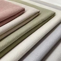 2022 New Soft Feeling Blackout Wholesale Home Textile Fabric Herringbone Chenille Velvet Upholstery Cloth Curtain Fabrics