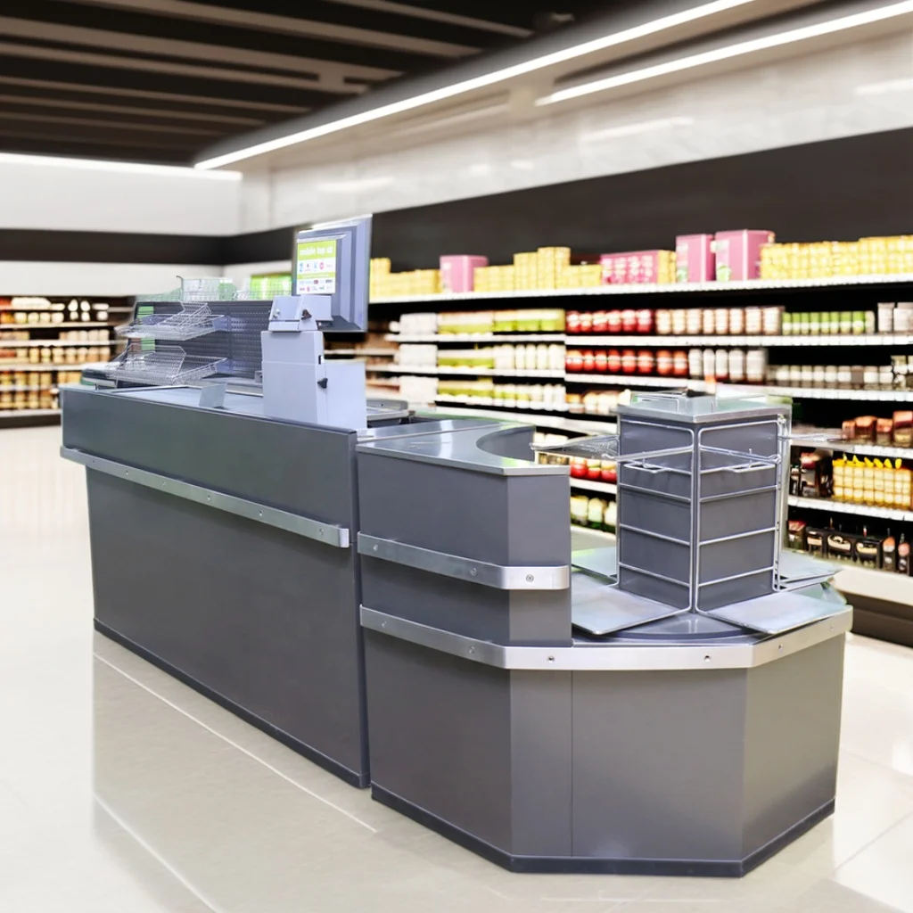 Metal Cash Register Checkout Checkout Counter cashier Desk cash Table