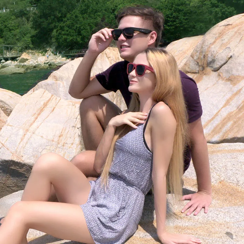 Sunglasses  Bone Conduction Headset Touch Smart Glasses Sports Wireless Polarized Sunglasses Headphones With Microphone