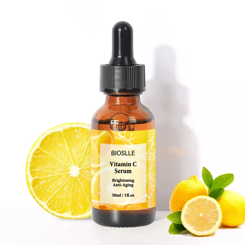 Hot Sale OEM Wholesale Private Label 30ml Face Skin Care Serum True Skin Whitening Natural 20% Vitamin C Serum