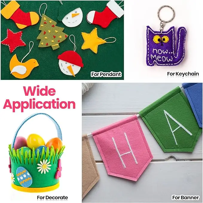 В наличии фетровый квадратный лист войлочная бумага размера А4 высококачественный объемный полиэфирный войлочный для детских поделок