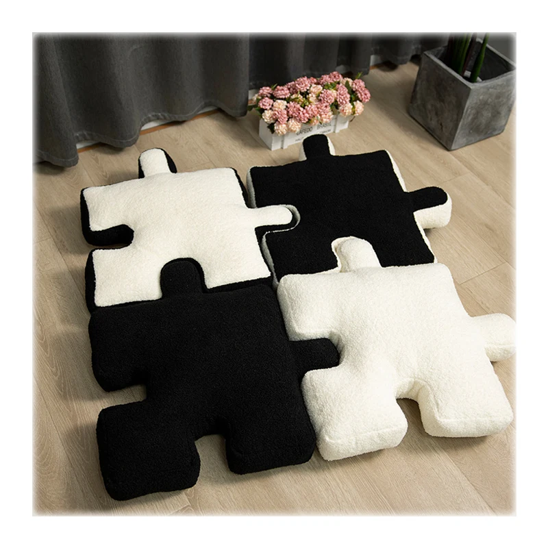 Новая креативная подушка из баранины флисовая для лобзика специальная форма Подушка домашнего футона стула