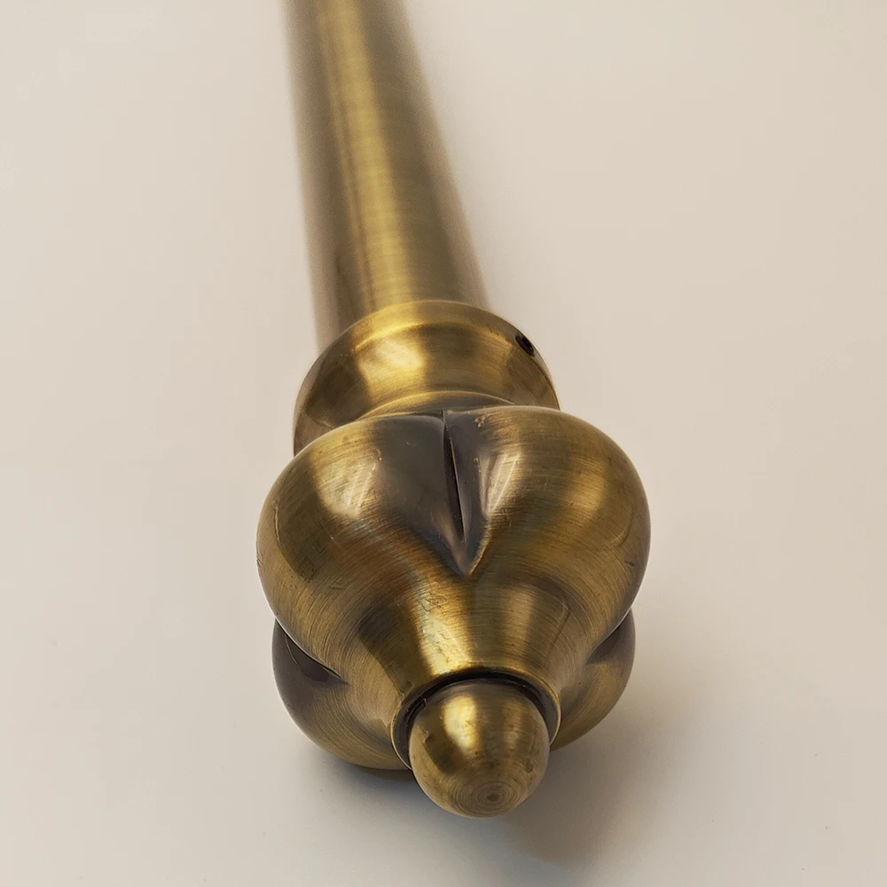 High Quality 3m Long Metal Curtain Rods and Finials German Market Hot Sale