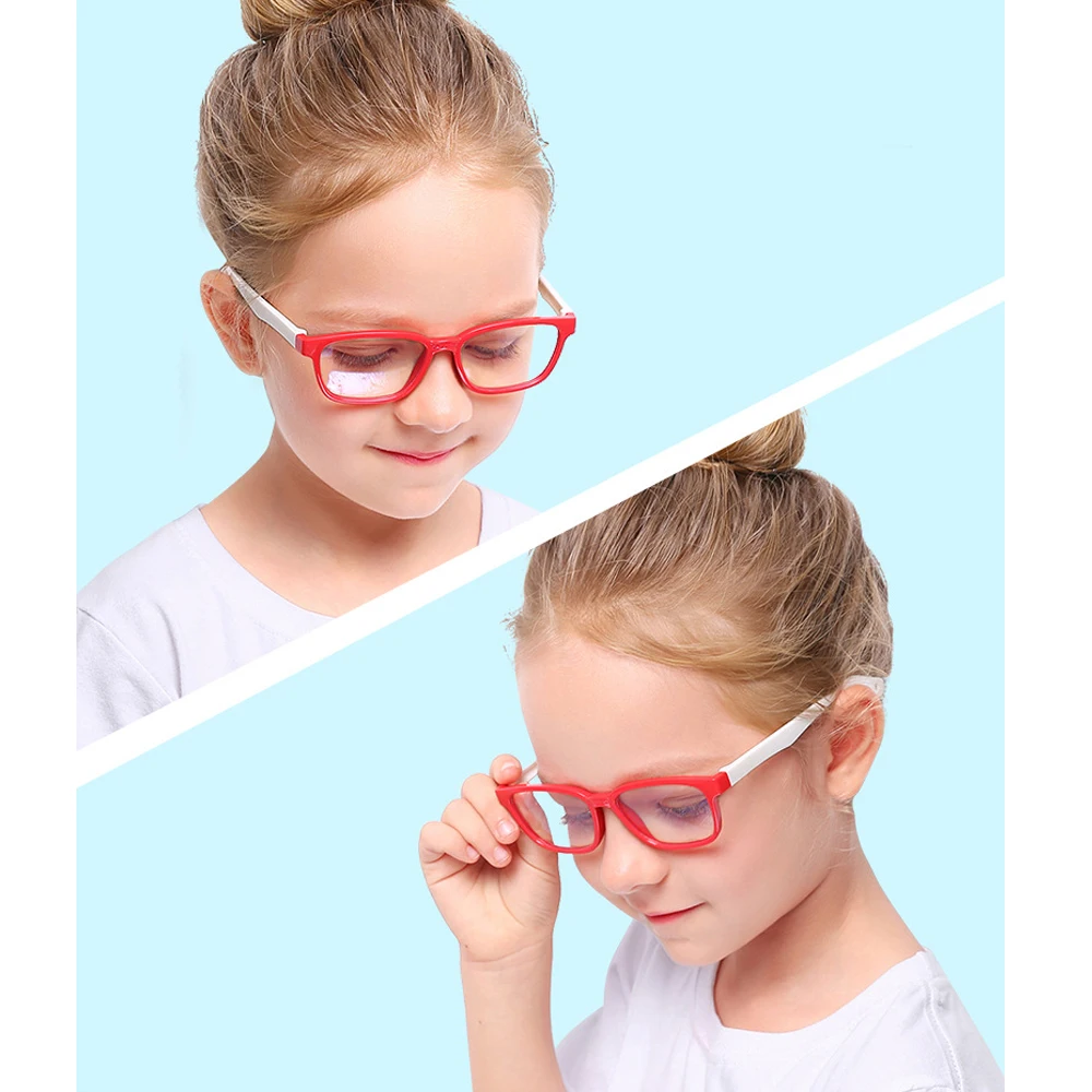Kids Anti Blue Light Glasses Fashion Computer Glasses Anti Blue Light Blocking Sunglasses Girls Kids Computer Eyewear