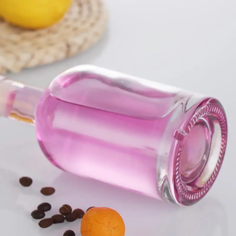 Пустой мини-100 мл 200 375ml750ml1000 стеклянная бутылка спирта белый спирт Джин коктейль вино ВОДКА