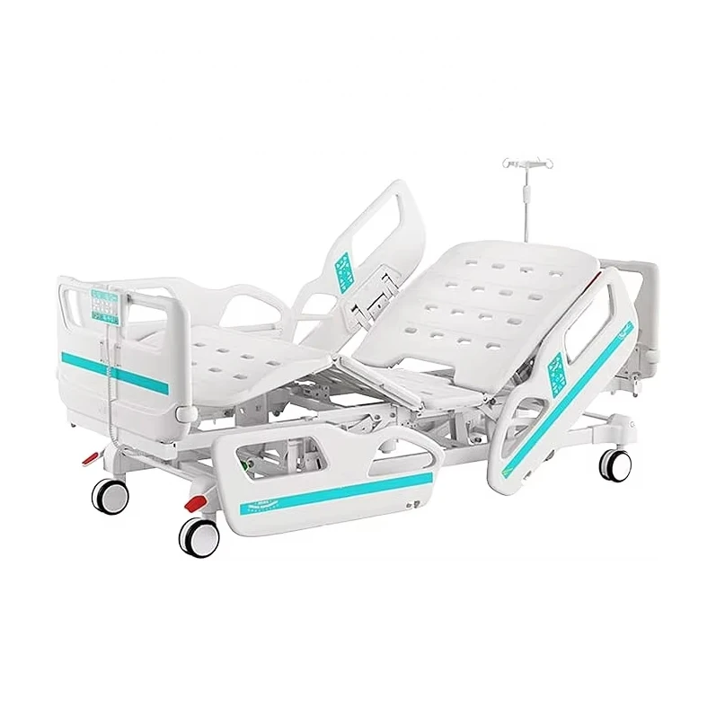 Manufacturer Hospital Furniture Nursing Bed Electric 5 Functions ICU Hospital Bed