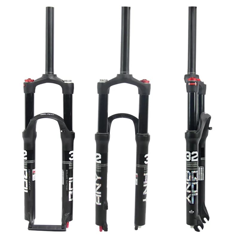 Вилка для горного велосипеда, подвеска с двойной воздушной камерой 26 дюймов/27,5 дюйма/29 дюймов