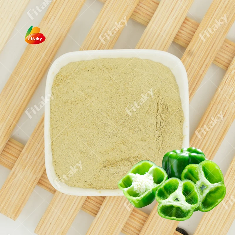 Food Grade Green Pepper Powder Organic Green Dry Powder Pepper
