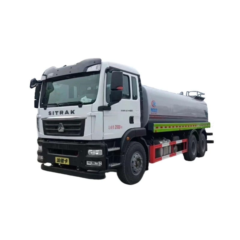 China High-end truck brand Sinotruk  SITRAK 20tons 22tons 10-speed manual transmission Sprinkler tank truck for sale