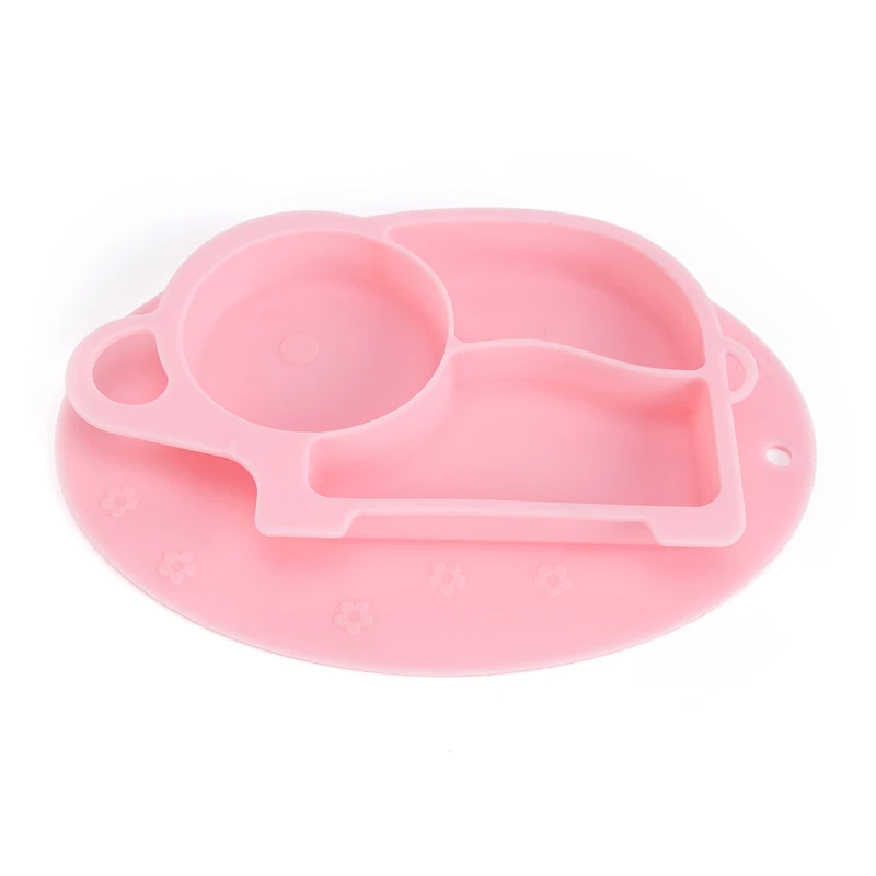 Новое поступление, экологически чистые нетоксичные силиконовые пластины с сильным всасыванием, детская силиконовая пластина для кормления, для детей