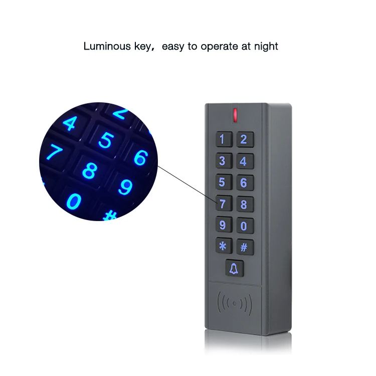 Promotion 125khz Standalone RFID reader keypad door entry standalone door access control system