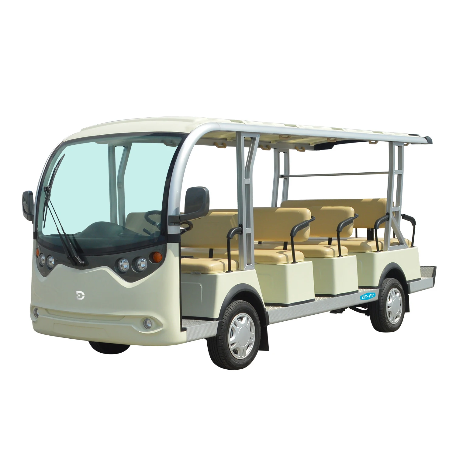 LT 72v 7.5kw AC System 14 Seater Sightseeing Bus DECHUANG Electric Lithium Battery 14 Passenger Tourist Bus Resort Car LT-S14